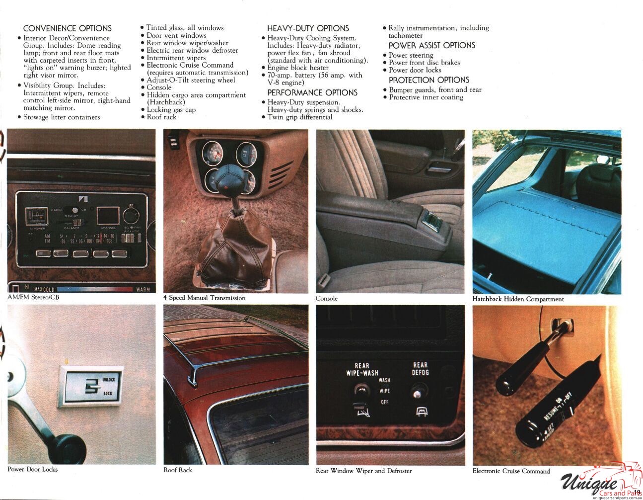 1978 AMC Range Brochure Page 1